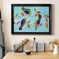 Bitty Birds I - Modern Framed Canvas Print