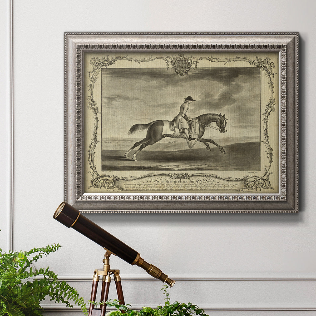 Distinguished Horses I Premium Framed Canvas- Ready to Hang