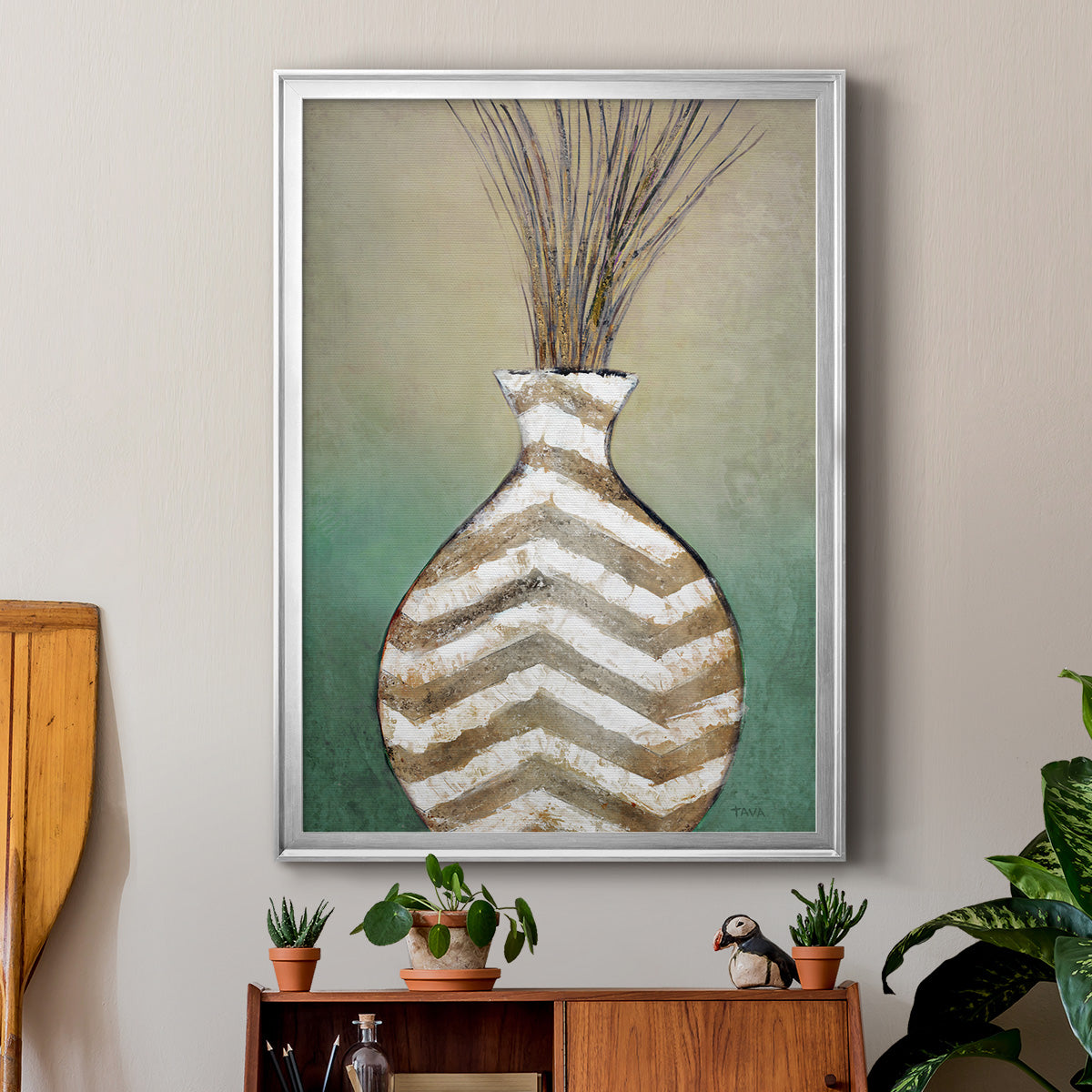Global Vessel I - Modern Framed Canvas Print