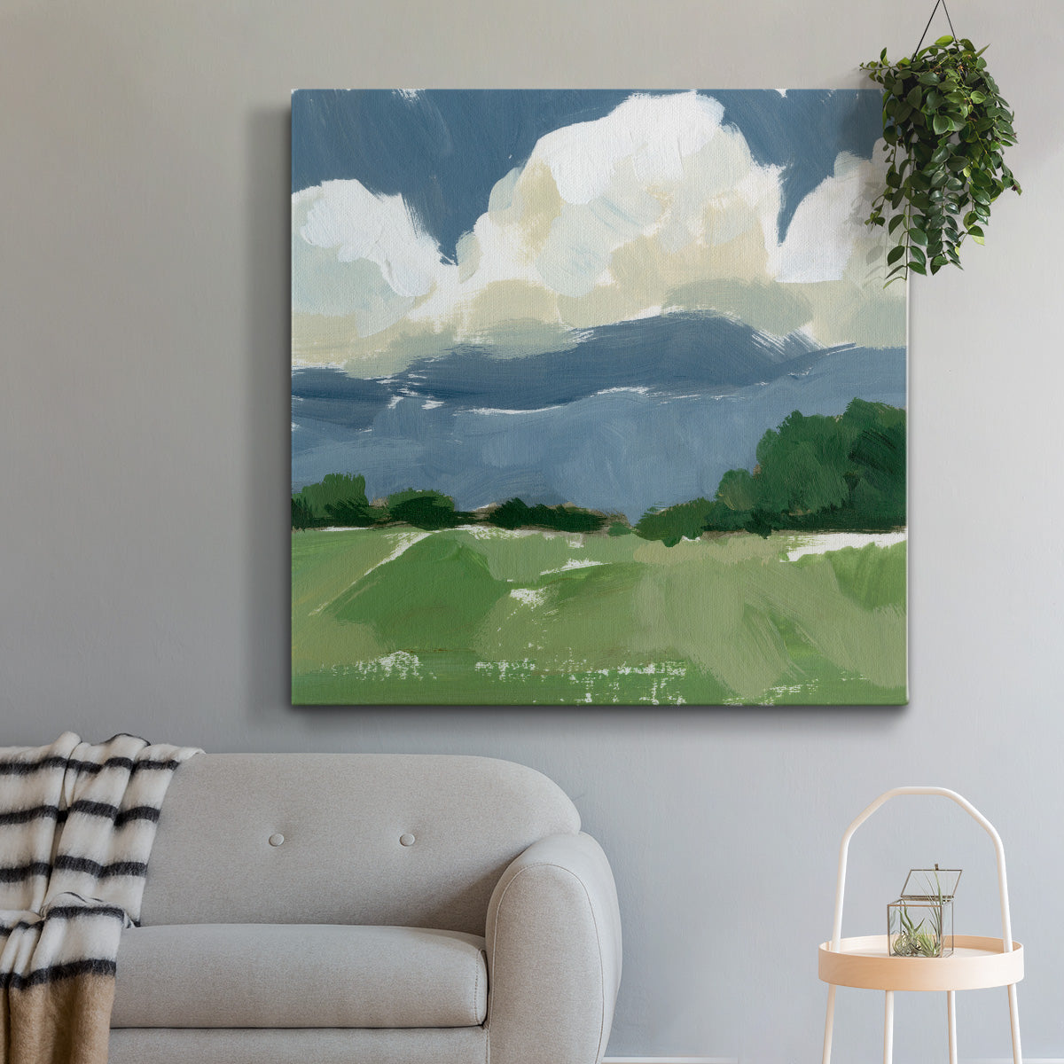 Spring Meadow Study I-Premium Gallery Wrapped Canvas - Ready to Hang