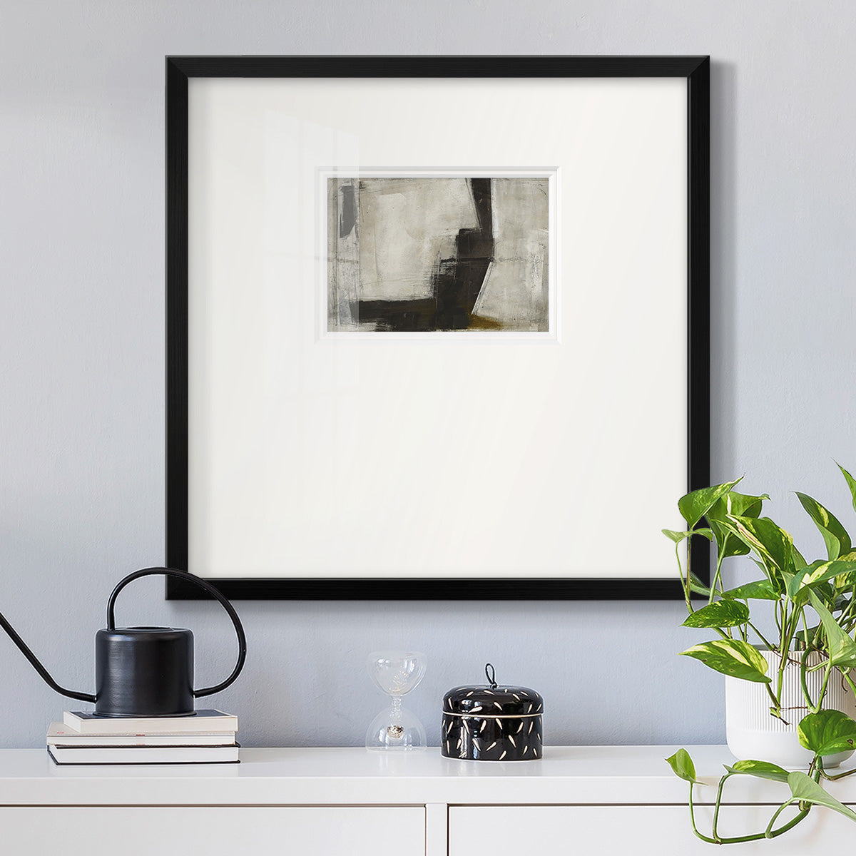 Future Nostalgia I- Premium Framed Print Double Matboard