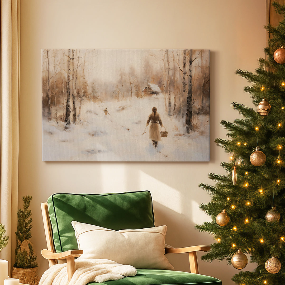 Skies of Sugar Serenade - Canvas Art Print