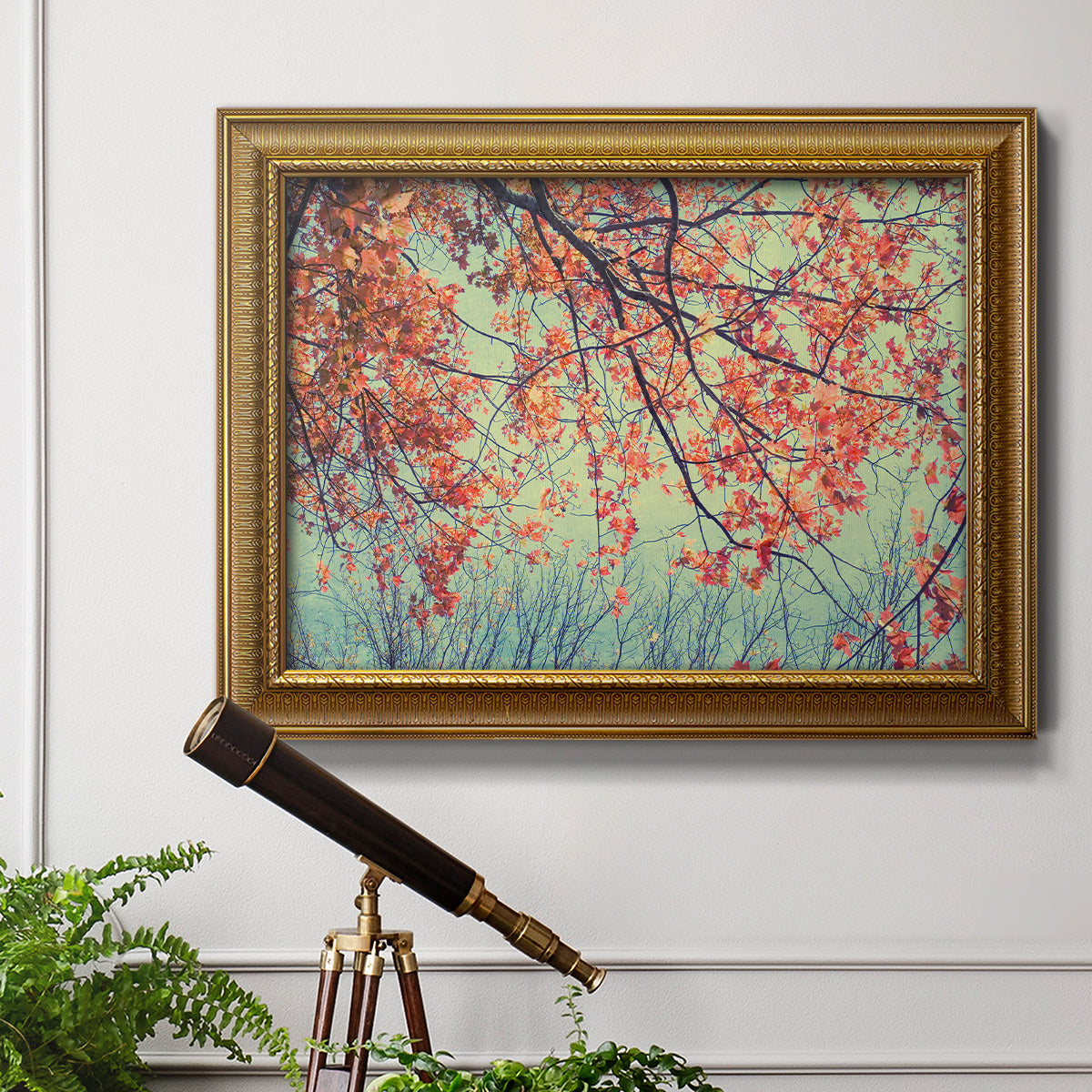 Autumn Tapestry II Premium Framed Canvas- Ready to Hang