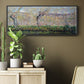 The Banks of the River Epte in Springtime, 1885 - Floater Framed Canvas Print