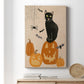 Pumpkin Patch Cats II Premium Gallery Wrapped Canvas - Ready to Hang