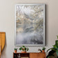 Misty Lake - Modern Framed Canvas Print