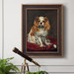 A King Charles Spaniel - Ornate Framed Canvas Print