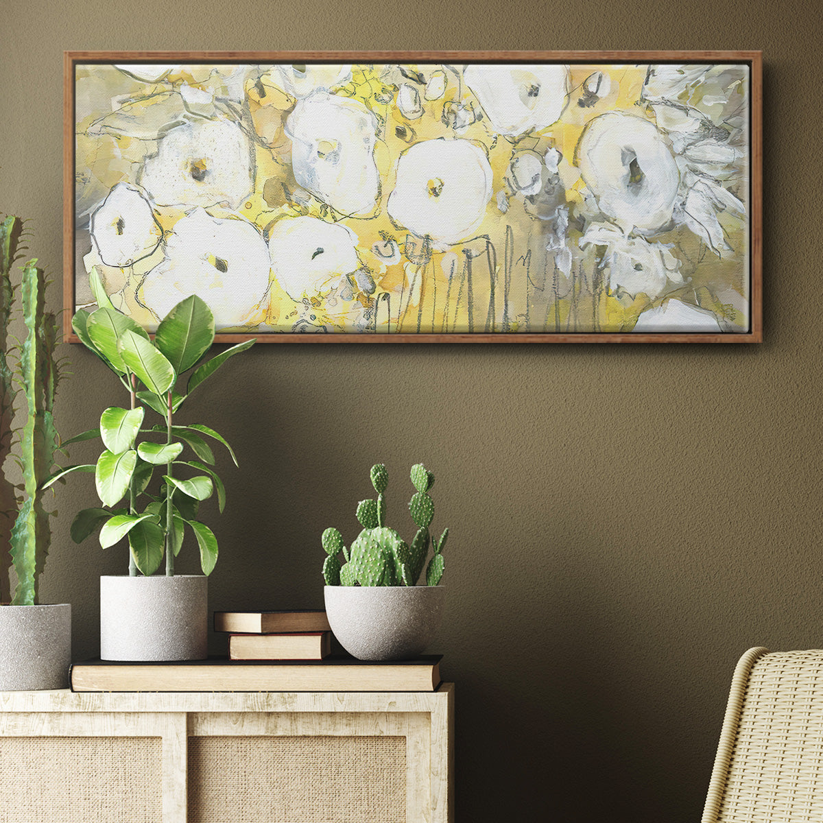 Heirloom Treasure I - Floater Framed Canvas Print
