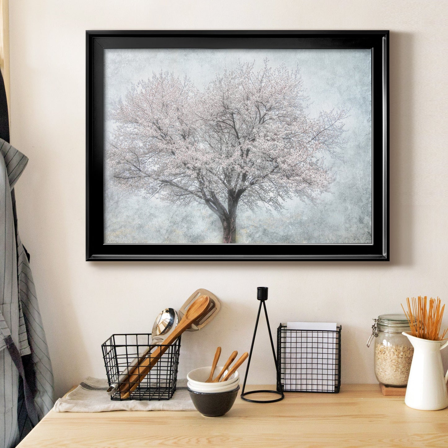 A Feel of Spring II - Modern Framed Canvas Print