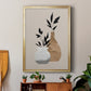 Simple Bud Vases I - Modern Framed Canvas Print