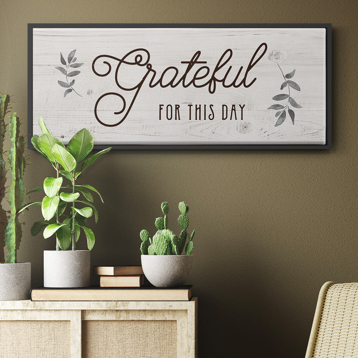 For this Day - Floater Framed Canvas Print