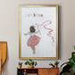 Girl Catching Wind - Modern Framed Canvas Print