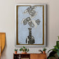 Graphic Flowers in Vase III - Modern Framed Canvas Print