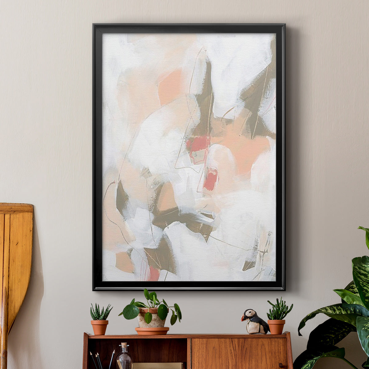 Sand Story I - Modern Framed Canvas Print