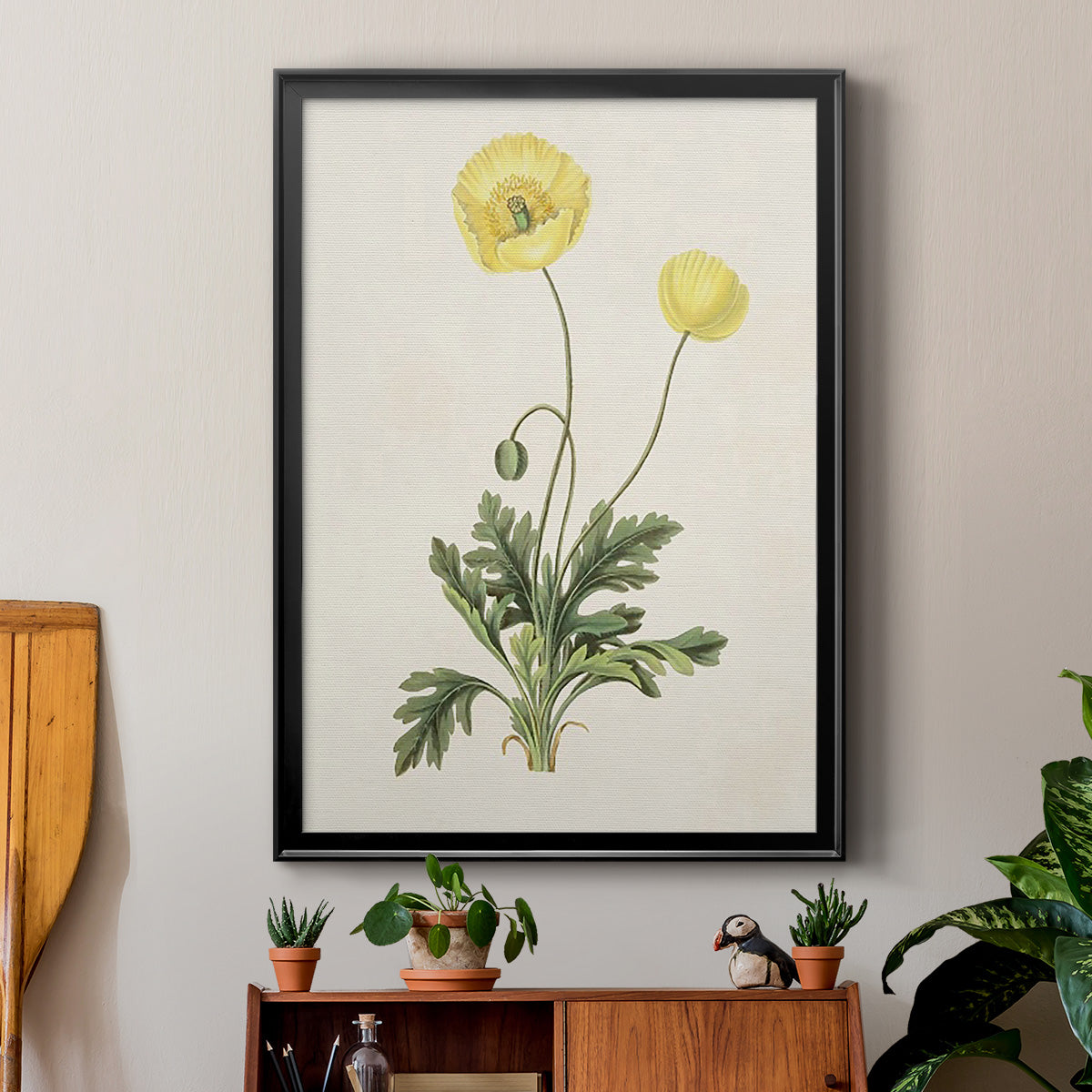 Flowers of the Seasons XII - Modern Framed Canvas Print