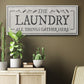Laundry Gathers - Floater Framed Canvas Print
