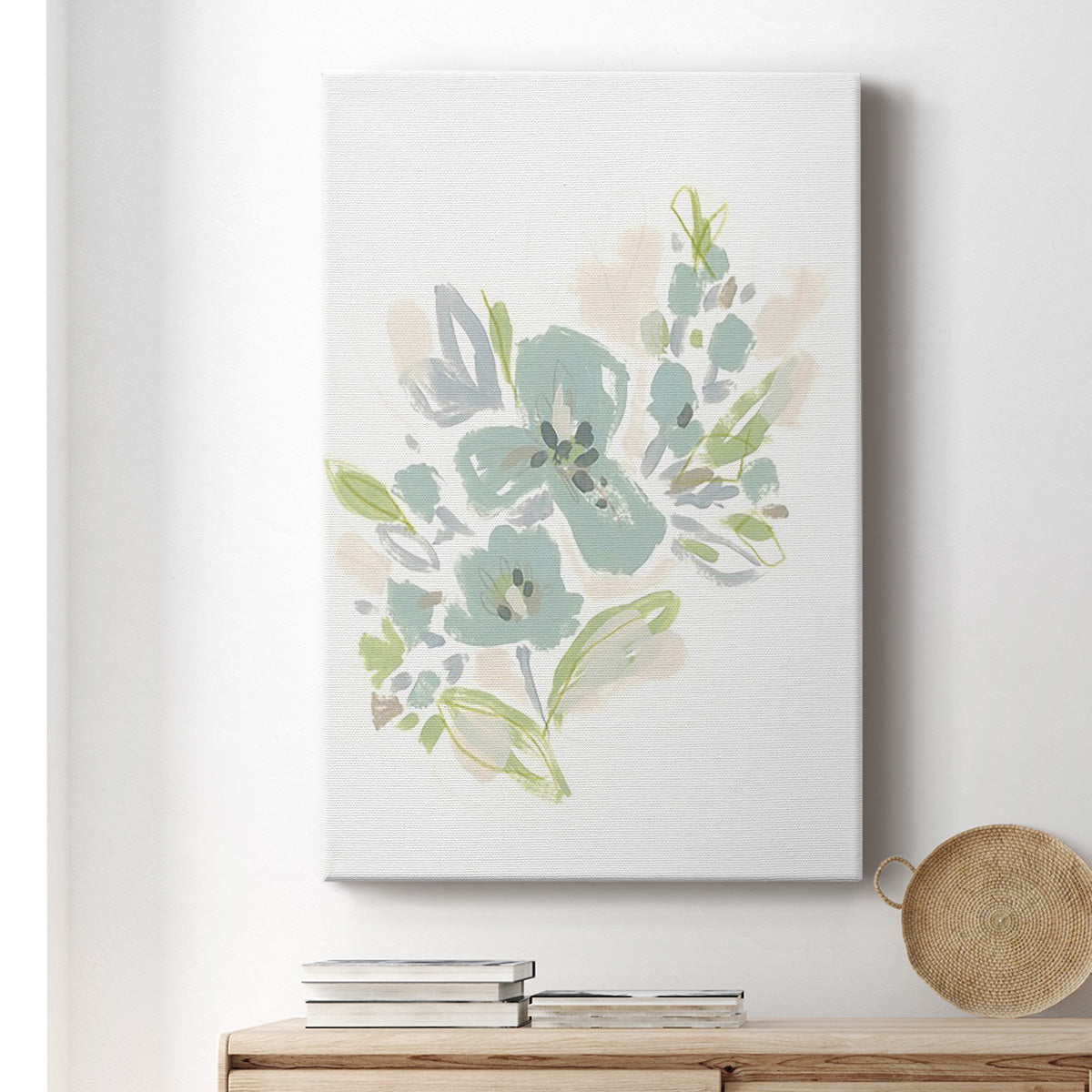 Seafoam Petals III - Canvas Art Print