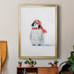 Penguin Play II - Modern Framed Canvas Print