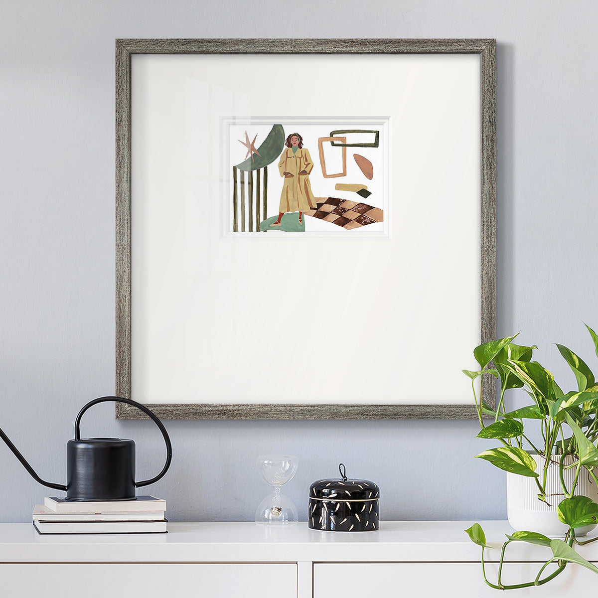 Vintage Vibes VI Premium Framed Print Double Matboard