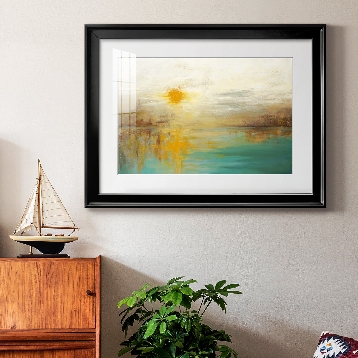 Last Day of Summer  - Modern Framed Art Print