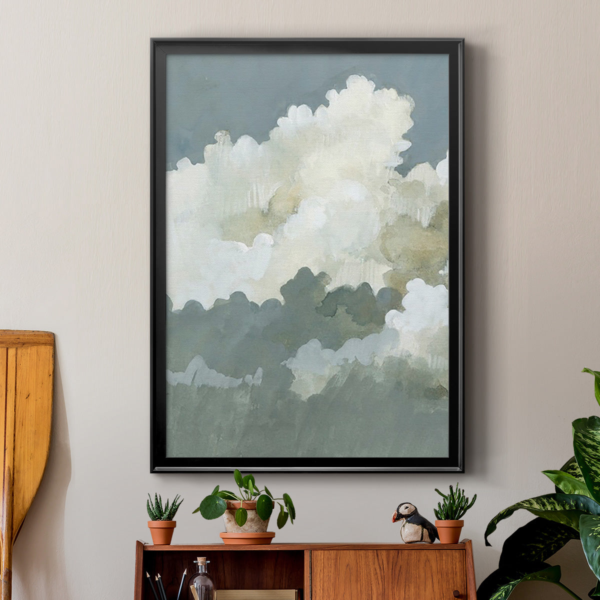 Big Clouds I -  Framed Canvas Print