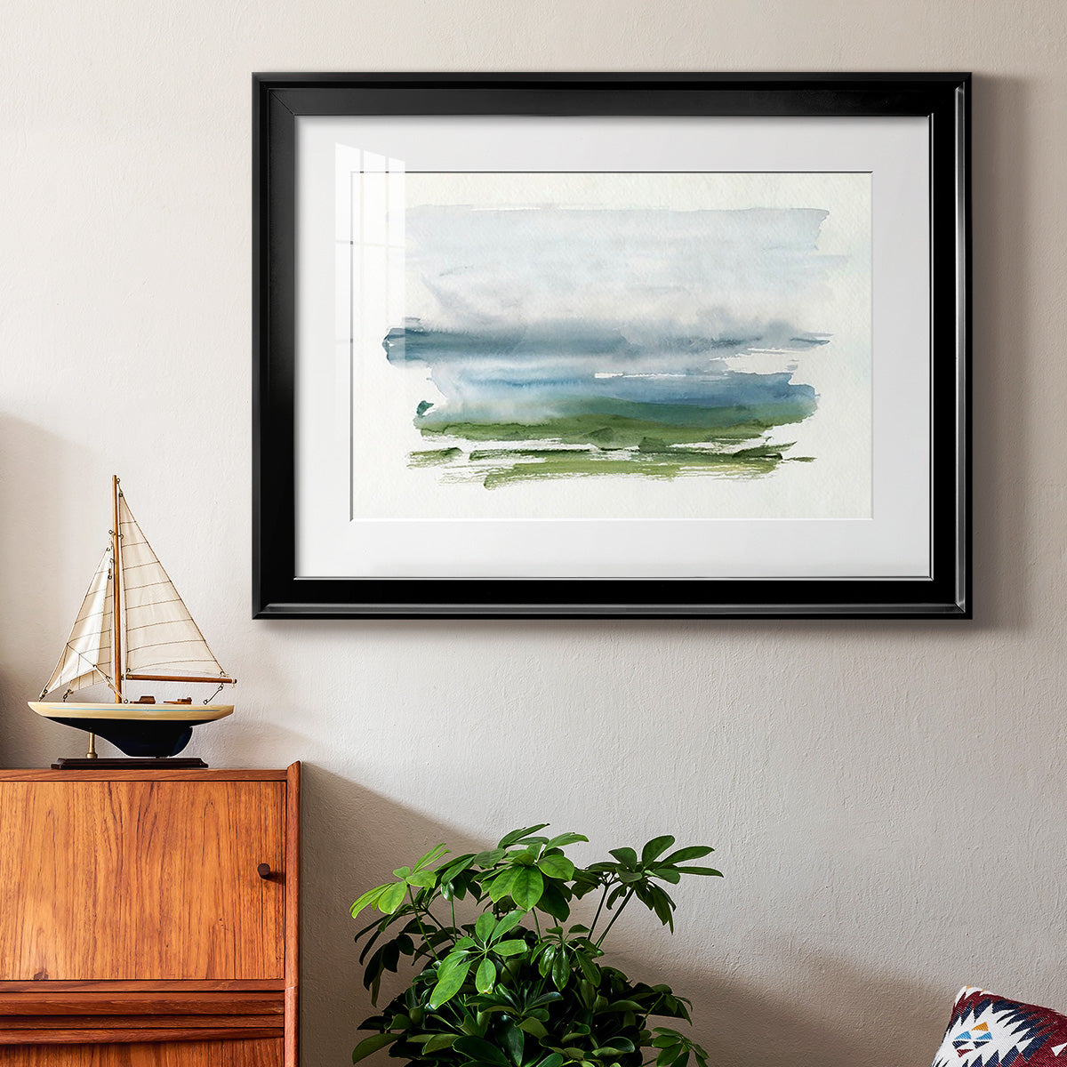 Coastline Splash III Premium Framed Print - Ready to Hang