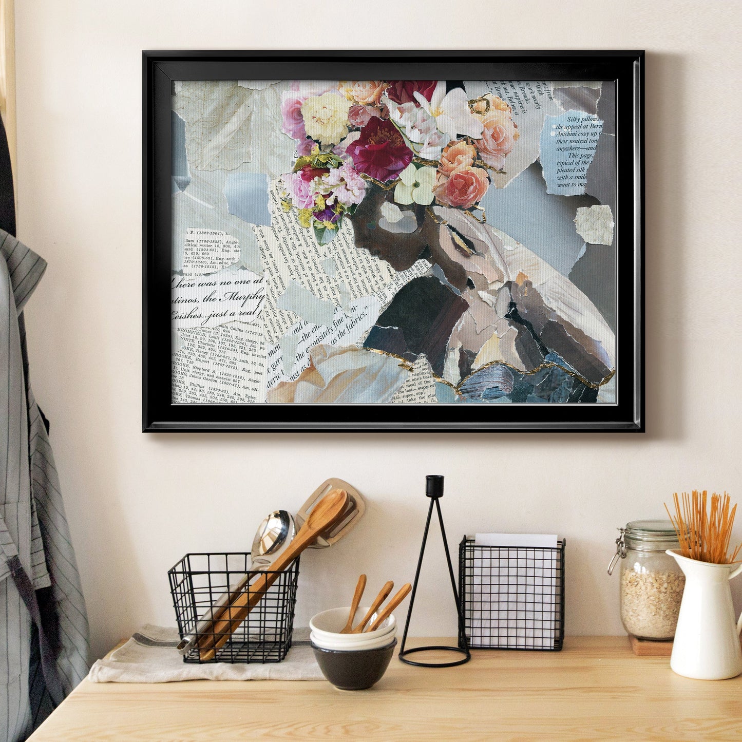 Contemplation II - Modern Framed Canvas Print