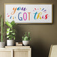 Rainbow Got This - Floater Framed Canvas Print