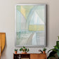 Mint Reflection II - Modern Framed Canvas Print