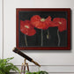 Poppy Trio I Premium Framed Canvas- Ready to Hang