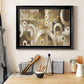 Neutral Motion - Modern Framed Canvas Print