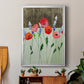 Poppy Party - Modern Framed Canvas Print