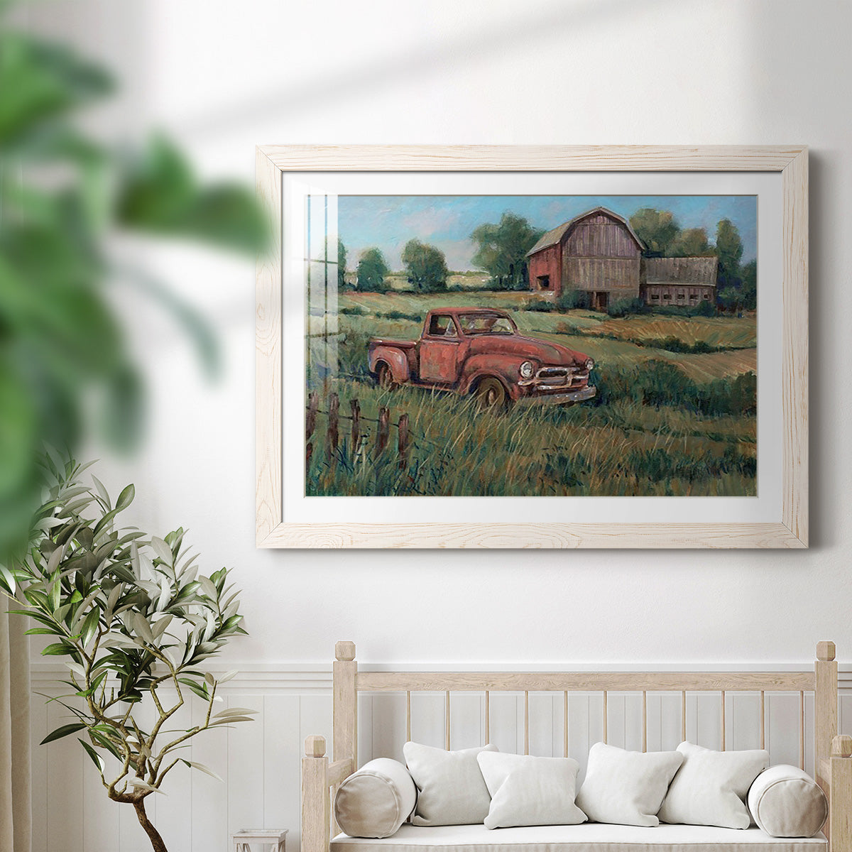 Rusting Away II - Barnwood Framed Art Print