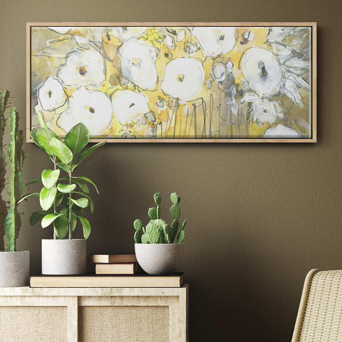 Heirloom Treasure I - Floater Framed Canvas Print