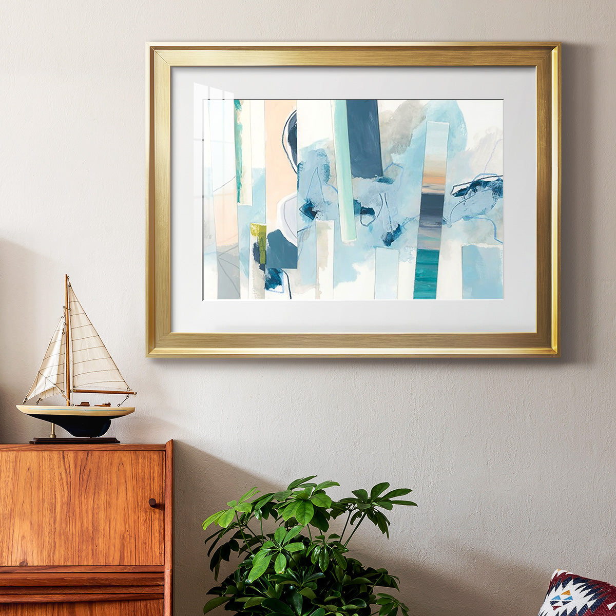 Liquid Strata II Premium Framed Print - Ready to Hang