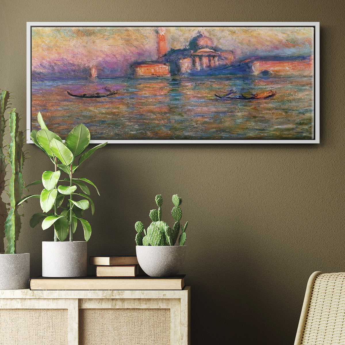 San Giorgio Maggiore, 1908 - Floater Framed Canvas Print