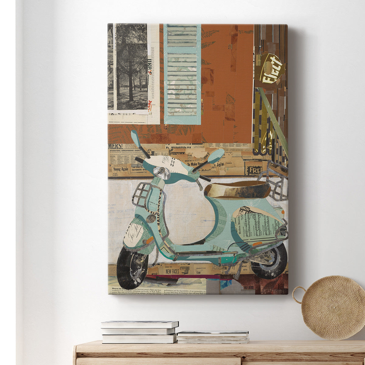 That Vespa Premium Gallery Wrapped Canvas - Ready to Hang