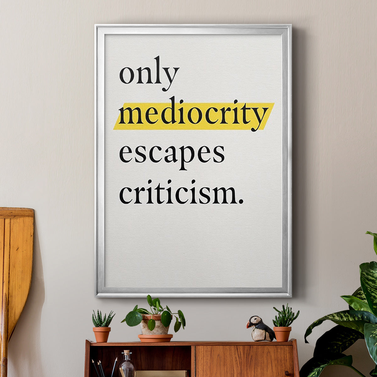 Bro-Inspo II - Modern Framed Canvas Print