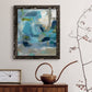 Circle the Beachfront - Barnwood Framed Canvas Print