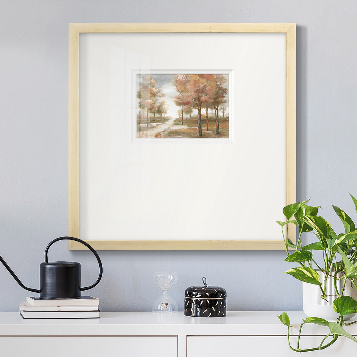 Pastel Park Premium Framed Print Double Matboard