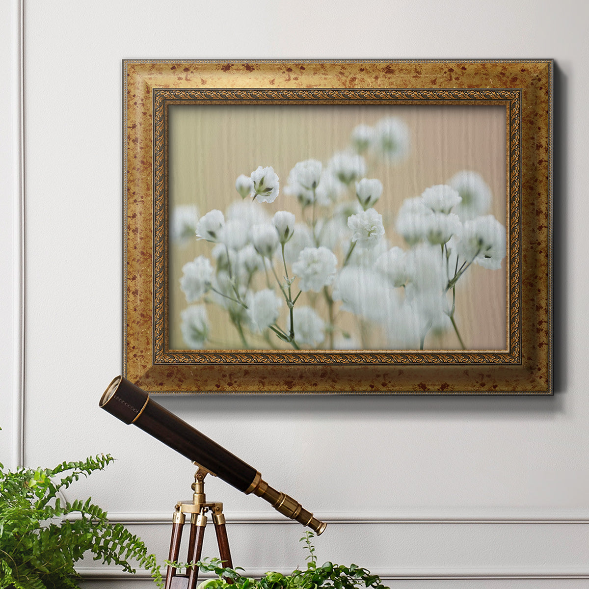 Baby's Breath Study II Premium Framed Canvas- Ready to Hang