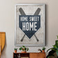 Home Sweet Home Base - Modern Framed Canvas Print