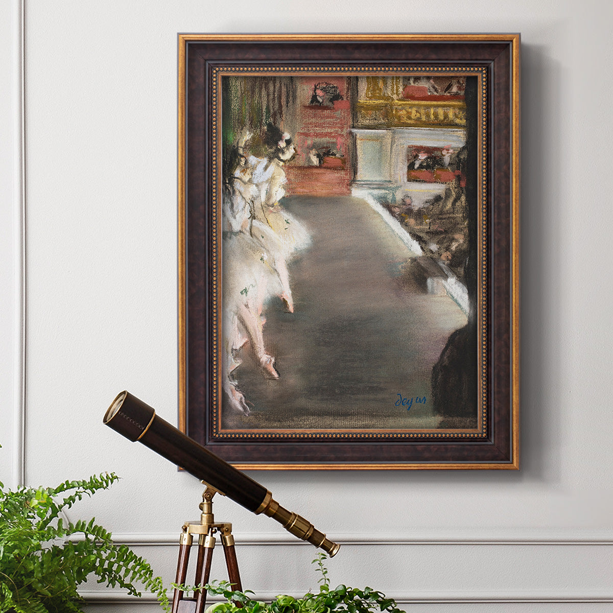 Dancers at the Old Opera House - Ornate Framed Canvas Print