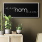 Nom Nom Nom - Floater Framed Canvas Print