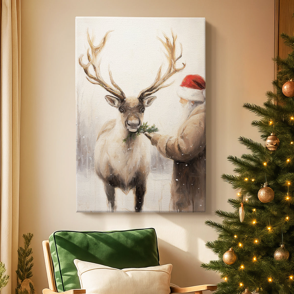 Golden Eve Promise - Canvas Art Print