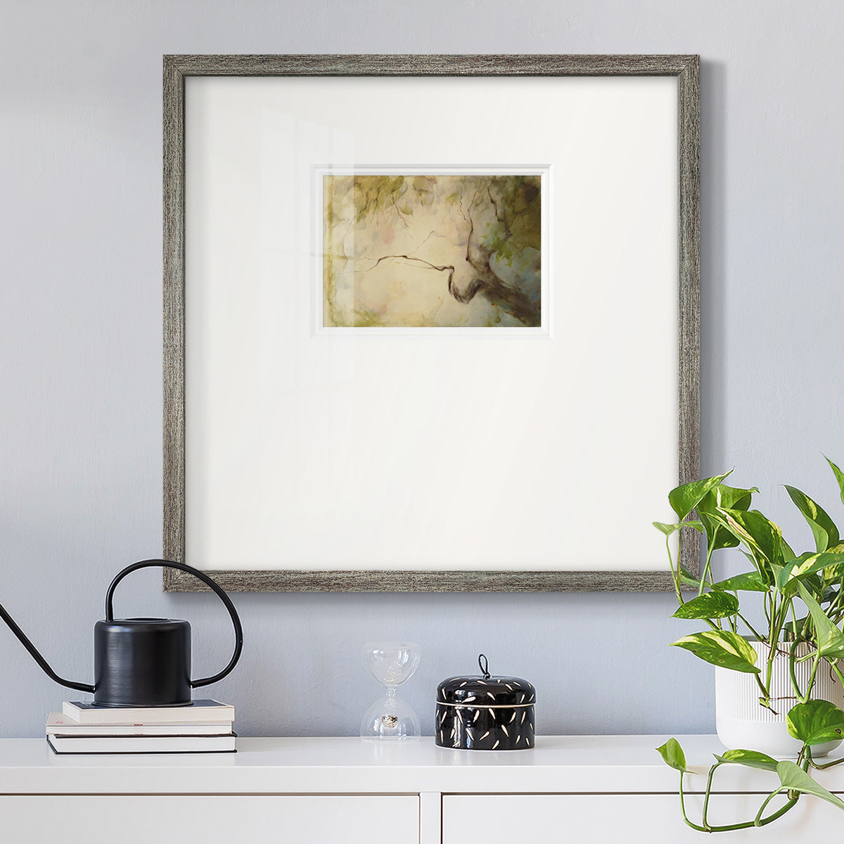 Verdant April- Premium Framed Print Double Matboard