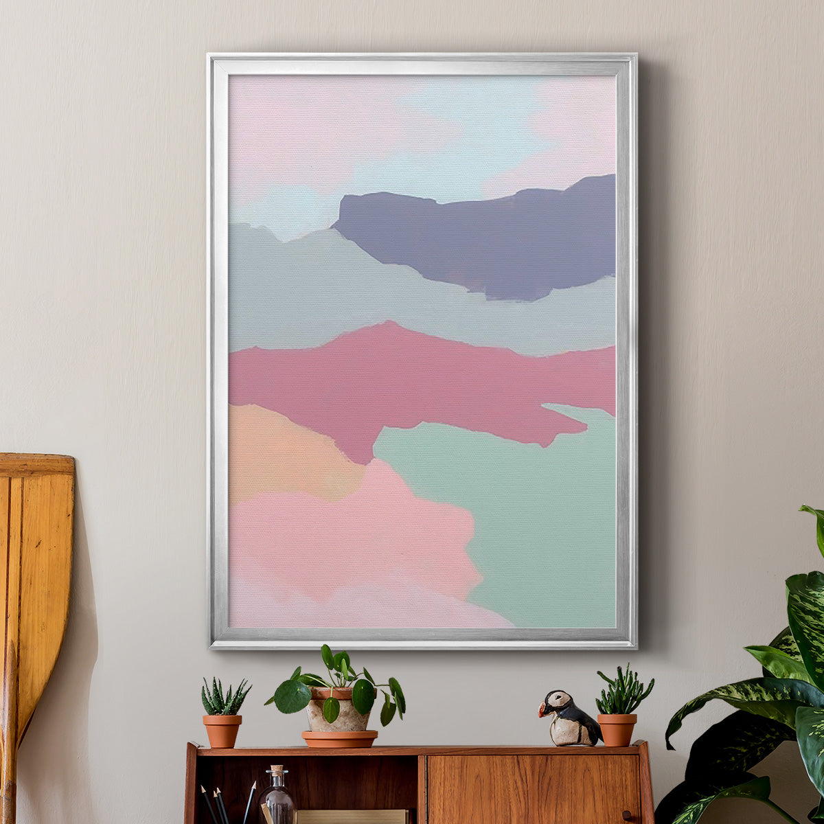 Desert Prism I - Modern Framed Canvas Print