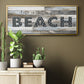 Better at the Beach - Floater Framed Canvas Print