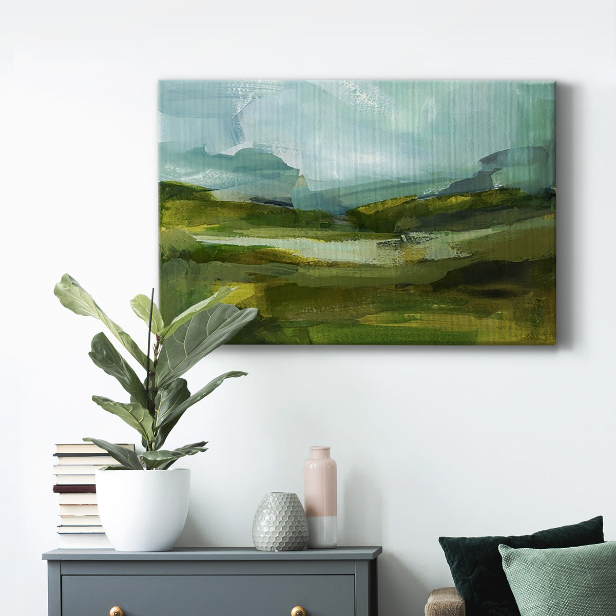 Emerald View III - Canvas Art Print