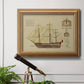 Antique Ship Plan VIII Premium Framed Canvas- Ready to Hang